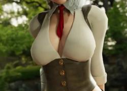 Ashe Cowgirl Анимация Overwatch 3D со звуком
