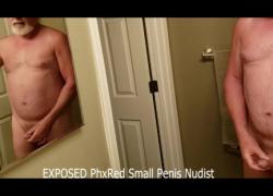 EXPOSED PhxRed Маленький пенис Нудист 4