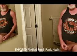 EXPOSED PhxRed Маленький пенис Нудист 5
