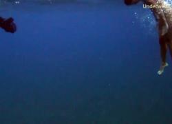 Подводные горячие шлюхи под водой